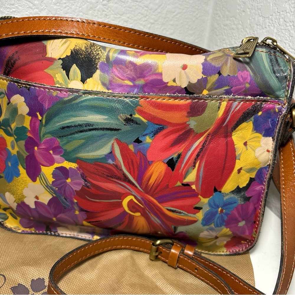 Patricia Nash Purse Citrus Sunrise Nazaire Crossbody Bag - Picture 10 of 10
